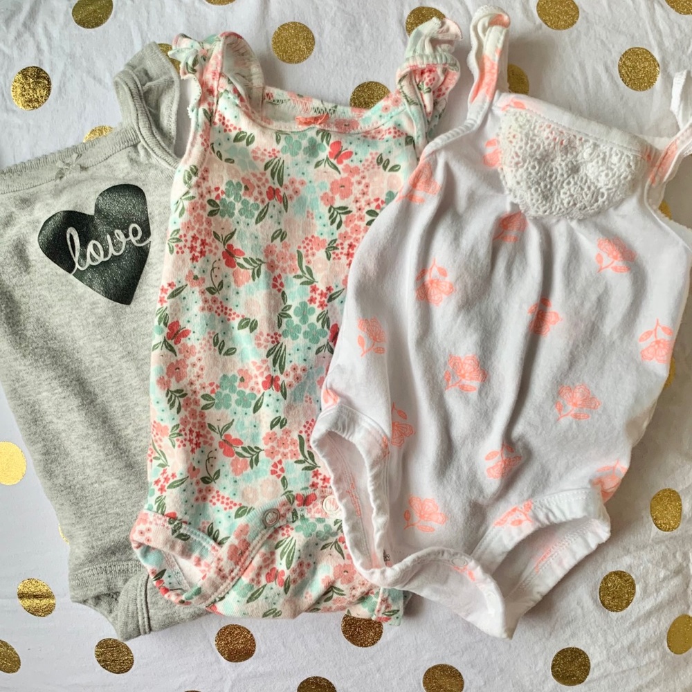 Tank Top Onesies - Set of 3